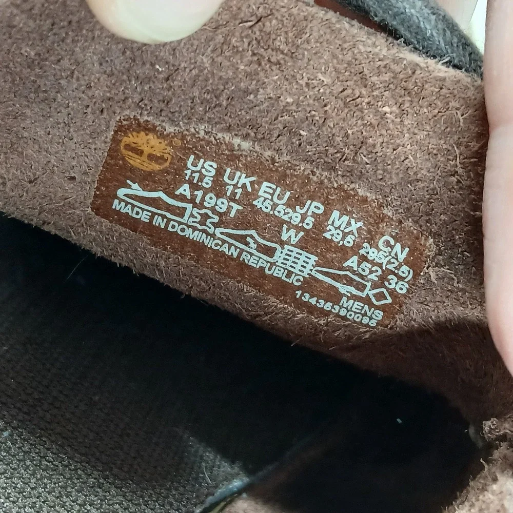 Timberland Boat Shoes Mens 11.5 Brown Leather Lace Up OrthoLite Comfort Casual